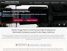 Tablet Screenshot of perfectimagevideo.com